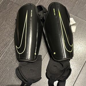 Nike Black and Yellow Shin Guards